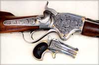 A Spencer Rifle and a Derringer